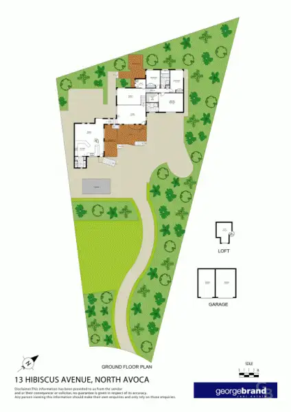 Floorplan of Homely house listing, 13 Hibiscus Avenue, North Avoca NSW 2260