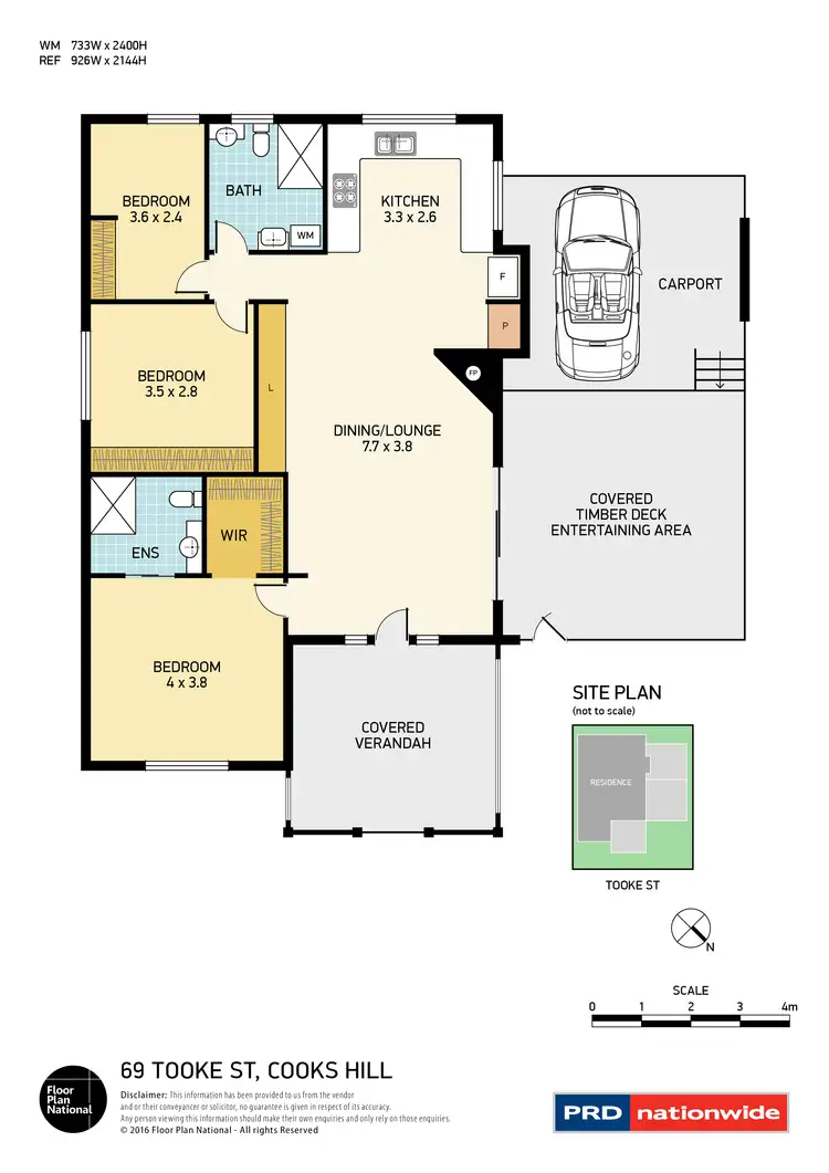 Floorplan of Homely house listing, 69 Tooke Street, Cooks Hill NSW 2300