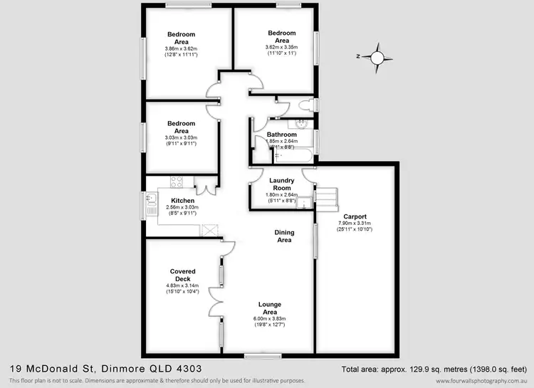 Floorplan of Homely house listing, 19 Mcdonald Street, Dinmore QLD 4303