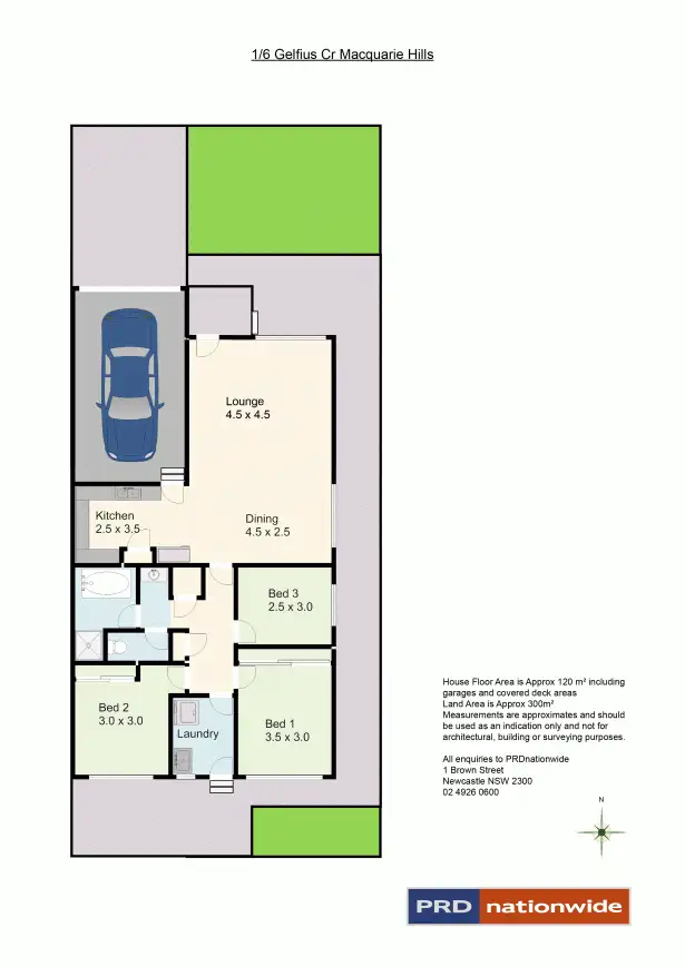 Floorplan of Homely house listing, 1/6 Gelfius Crescent, Macquarie Hills NSW 2285