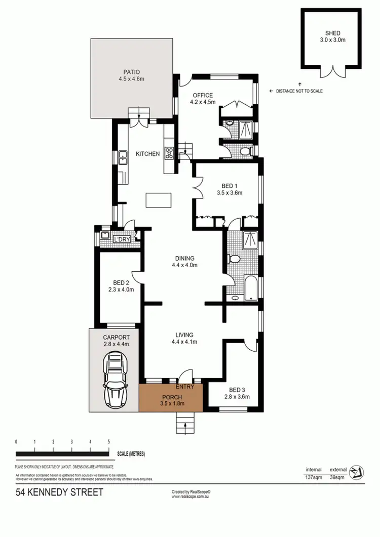 Floorplan of Homely house listing, 54 Kennedy Street, Brighton QLD 4017
