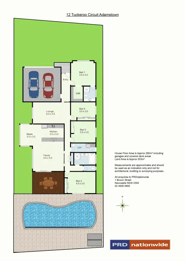 Floorplan of Homely house listing, 12 Tuckeroo Circuit, Adamstown NSW 2289