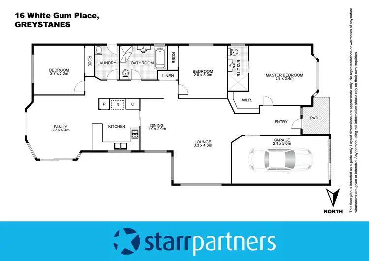 Floorplan of Homely house listing, 16 Whitegum Place, Greystanes NSW 2145