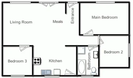 Floorplan of Homely house listing, 3 Polding Street, Yass NSW 2582