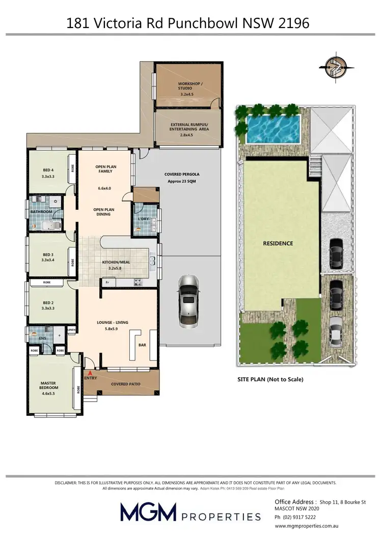 Floorplan of Homely house listing, 181 Victoria Rd, Punchbowl NSW 2196