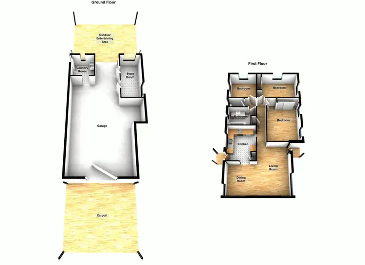 Floorplan of Homely house listing, 14 Fern Street, Enoggera QLD 4051