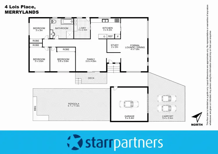 Floorplan of Homely house listing, 4 Lois Place, Merrylands NSW 2160