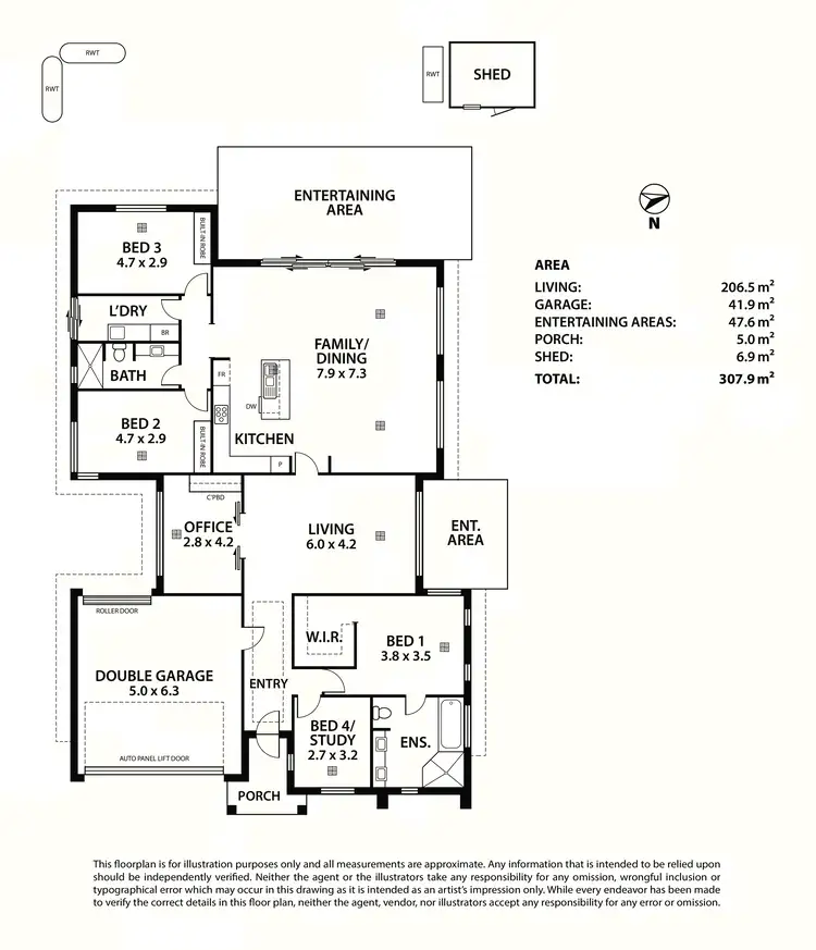 Floorplan of Homely house listing, 55 Majestic Drive, Mount Barker SA 5251