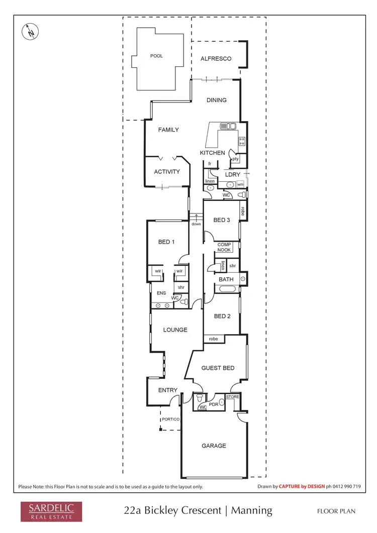 Floorplan of Homely house listing, 22A Bickley Crescent, Manning WA 6152