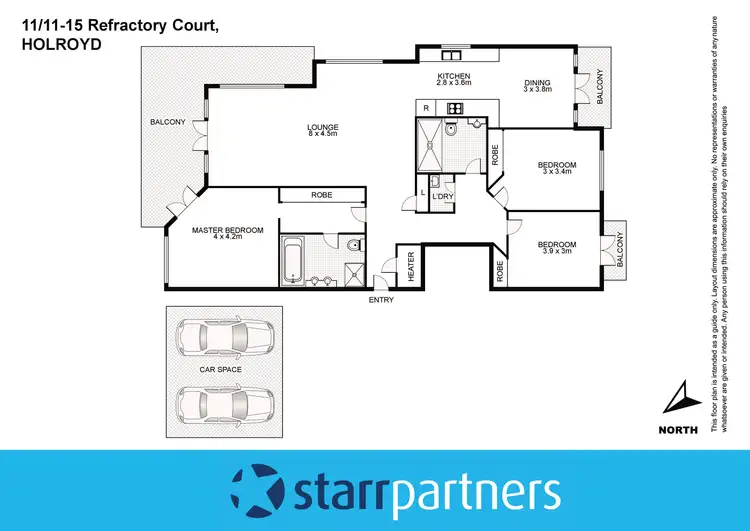 Floorplan of Homely unit listing, 11/11-15 Refractory Court (ARCHIVE 1), Holroyd NSW 2142