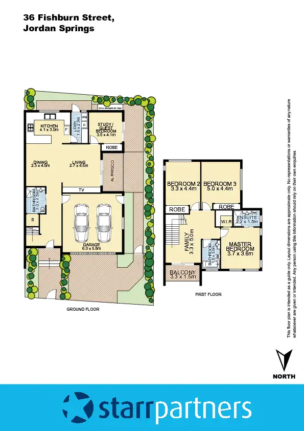 Floorplan of Homely house listing, 36 Fishburn Road, Jordan Springs NSW 2747