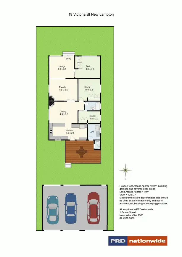 Floorplan of Homely house listing, 19 Victoria Street, New Lambton NSW 2305