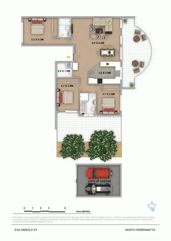 Floorplan of Homely unit listing, 5/32-36 Harold Street, North Parramatta NSW 2151