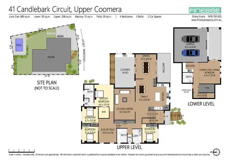 Floorplan of Homely house listing, 41 Candlebark Circuit, Upper Coomera QLD 4209