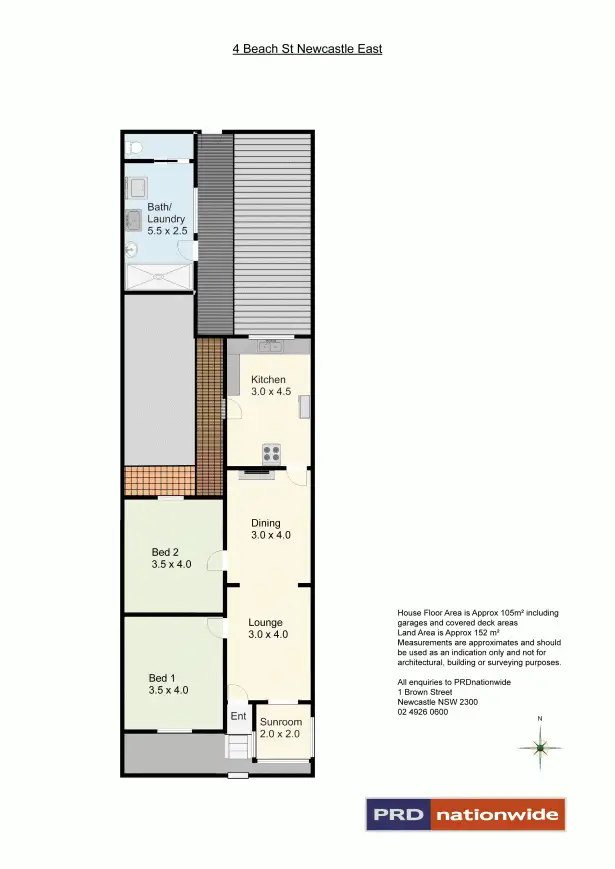 Floorplan of Homely house listing, 4 Beach Street, Newcastle East NSW 2300
