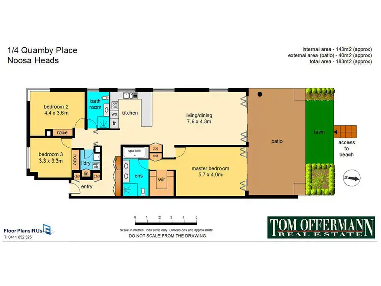 Floorplan of Homely unit listing, 1/4 Quamby Place, Noosa Heads QLD 4567