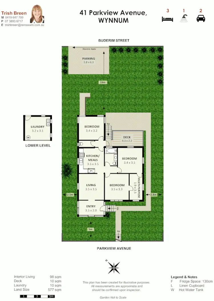 Floorplan of Homely house listing, 41 Parkview Ave, Wynnum QLD 4178