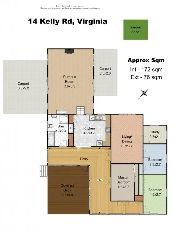 Floorplan of Homely house listing, 14 Kelly Road, Virginia QLD 4014