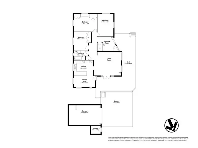 Floorplan of Homely house listing, 1 Gearside Street, Everton Park QLD 4053