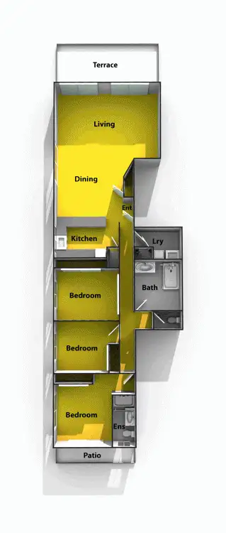 Floorplan of Homely unit listing, 3/19-21 Greenoaks Drive, Coolum Beach QLD 4573