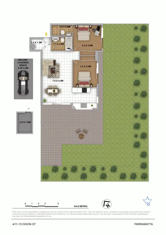Floorplan of Homely unit listing, 4/11-15 Dixon Street, Parramatta NSW 2150