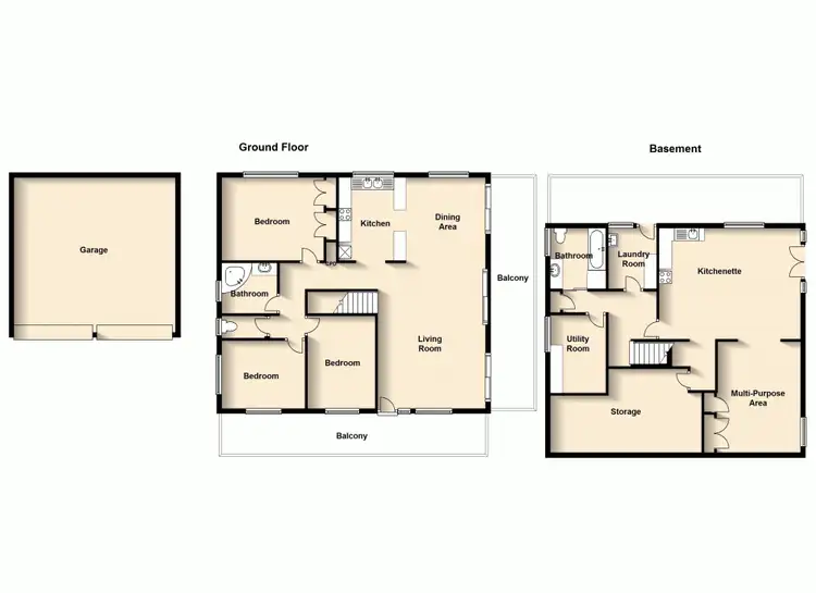 Floorplan of Homely house listing, 5 Azalea Avenue, Daisy Hill QLD 4127