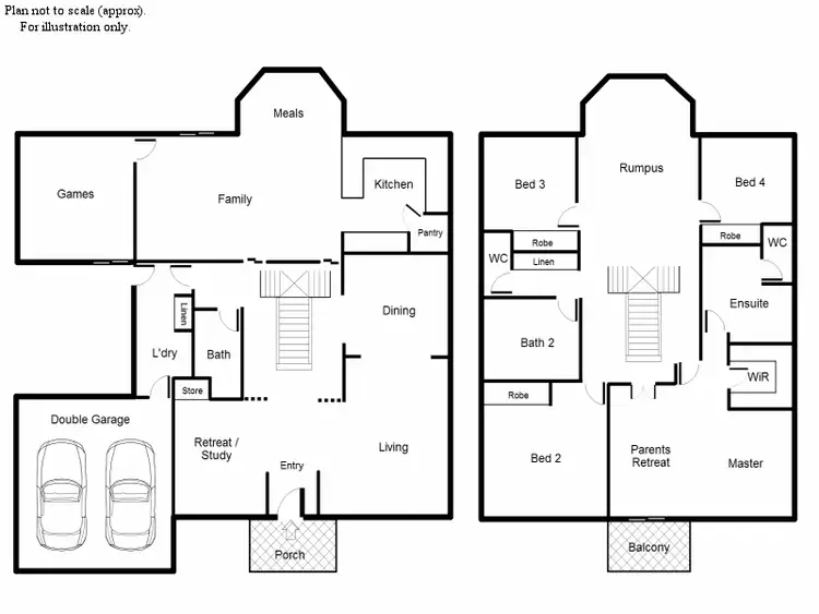 Floorplan of Homely house listing, 18 Warrumbungle, Forest Lake QLD 4078