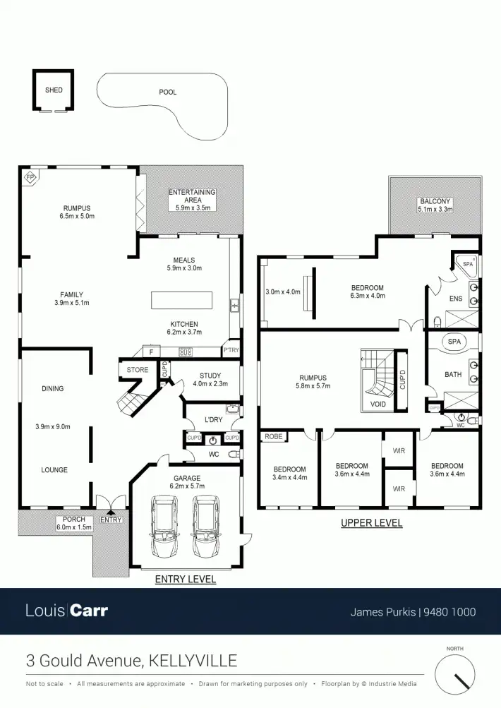 Floorplan of Homely house listing, 3 Gould Avenue, Kellyville NSW 2155