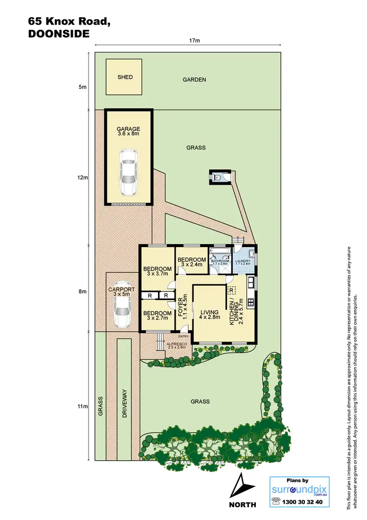 Floorplan of Homely house listing, 65 Knox Road, Doonside NSW 2767