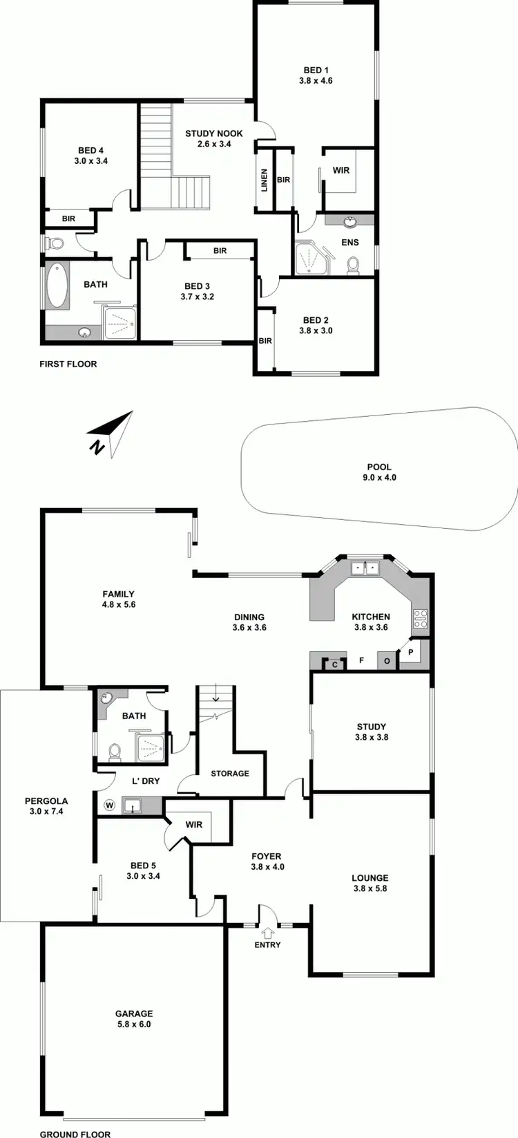 Floorplan of Homely house listing, 3 Karka Close, Eight Mile Plains QLD 4113