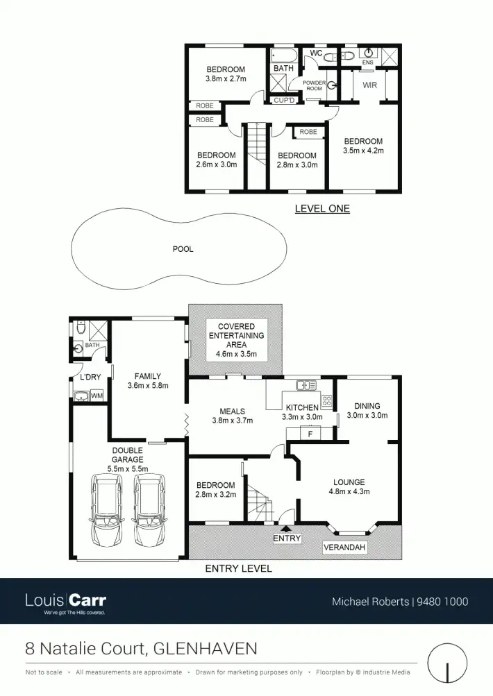 Floorplan of Homely house listing, 8 Natalie Court, Glenhaven NSW 2156