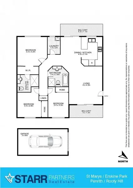 Floorplan of Homely unit listing, 13/99-103 Saddington Street, St Marys NSW 2760