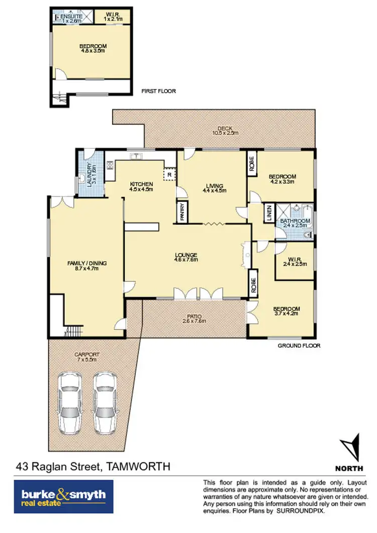 Floorplan of Homely house listing, 43 Raglan Street, Tamworth NSW 2340