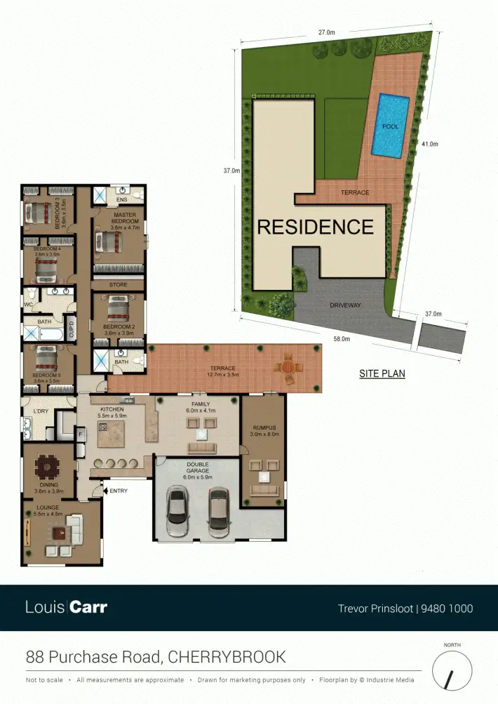 Floorplan of Homely house listing, 88 Purchase Road, Cherrybrook NSW 2126