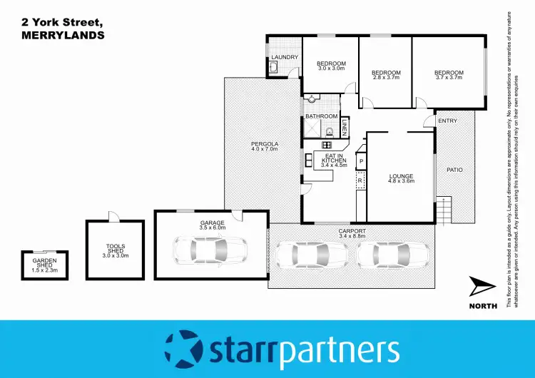 Floorplan of Homely house listing, 2 York Street, Merrylands NSW 2160