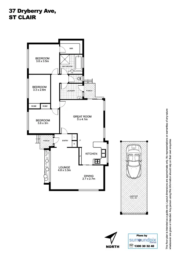 Floorplan of Homely house listing, 37 Dryberry Avenue, St Clair NSW 2759
