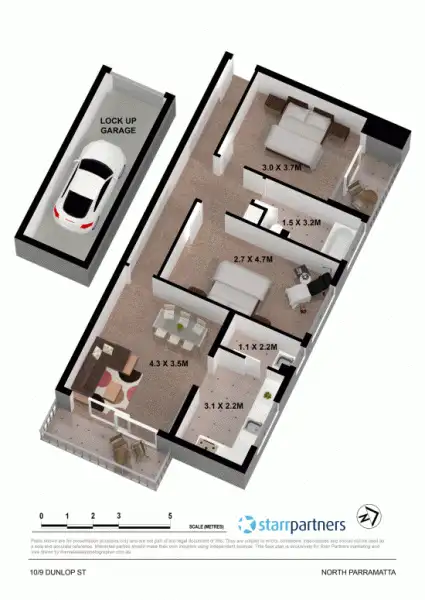 Floorplan of Homely unit listing, 10/9 Dunlop Street, North Parramatta NSW 2151