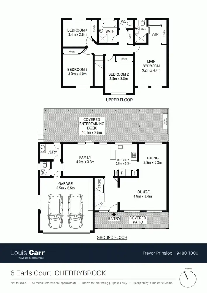 Floorplan of Homely house listing, 6 Earls Court, Cherrybrook NSW 2126