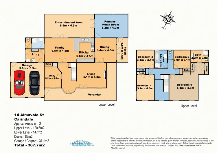 Floorplan of Homely house listing, 14 Almavale Street, Carindale QLD 4152