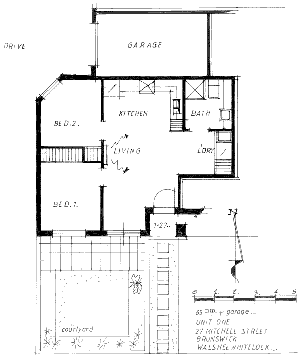 Floorplan of Homely apartment listing, 1/27 Mitchell Street, Brunswick VIC 3056