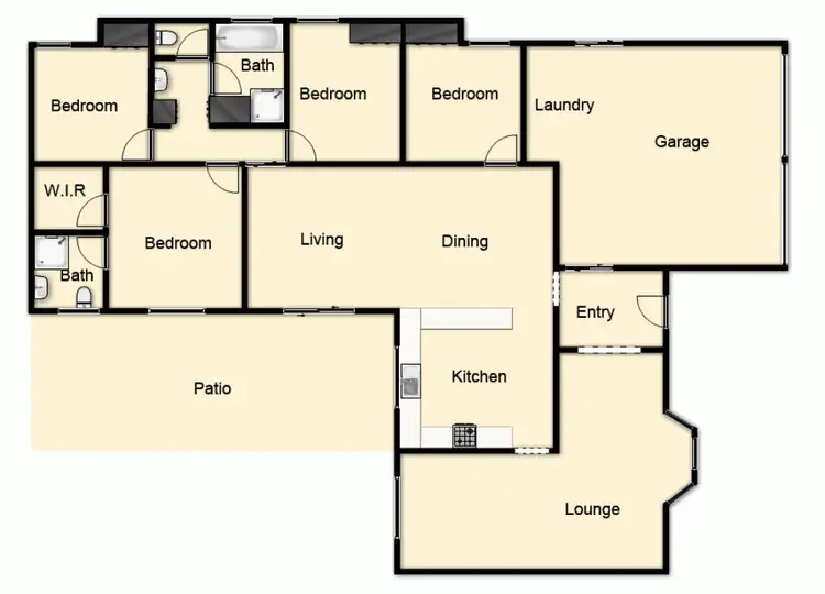 Floorplan of Homely house listing, 317 Wondall Road, Wynnum West QLD 4178