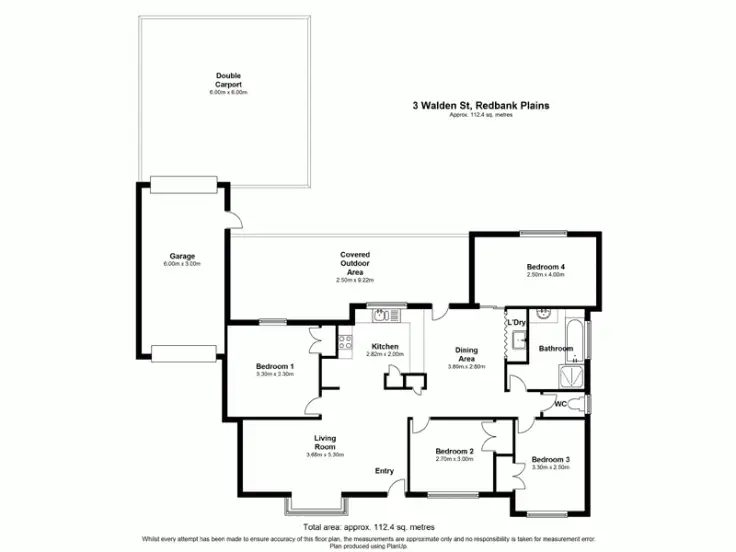 Floorplan of Homely house listing, 3 WALDEN STREET, Redbank Plains QLD 4301