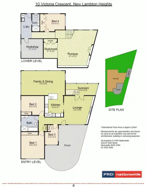 Floorplan of Homely house listing, 10 Victoria Crescent, New Lambton Heights NSW 2305