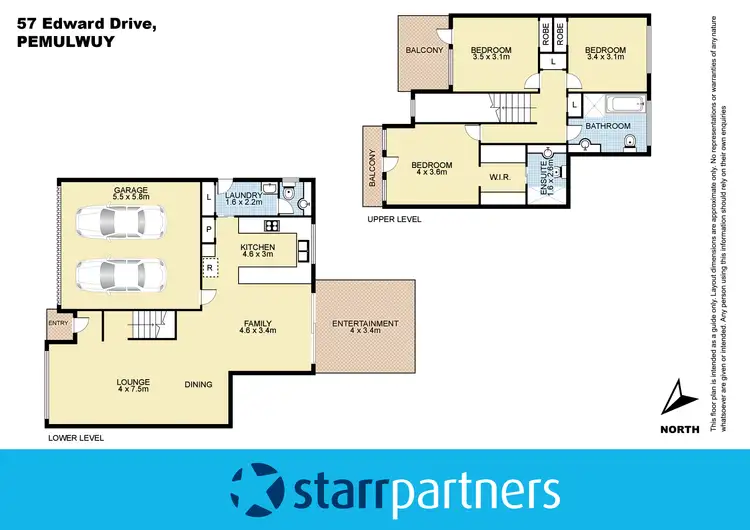 Floorplan of Homely house listing, 57 Edward Drive, Pemulwuy NSW 2145