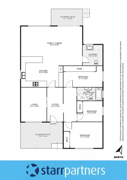 Floorplan of Homely house listing, 5 Gregory Avenue, Oxley Park NSW 2760