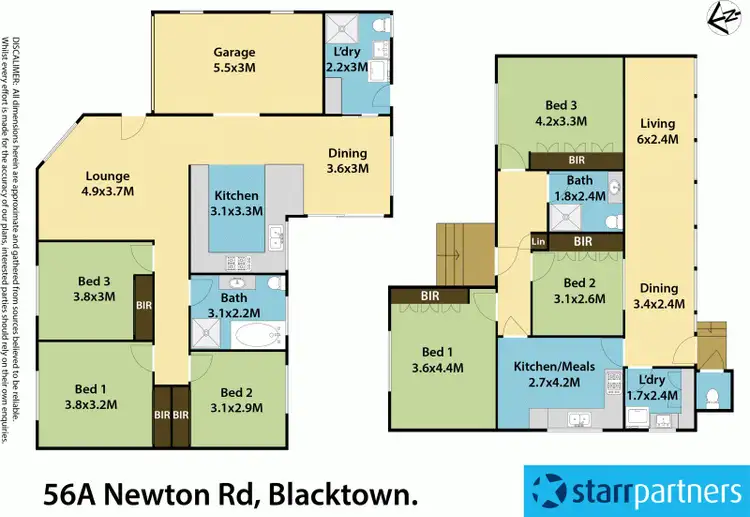 Floorplan of Homely house listing, 56A Newton Rd, Blacktown NSW 2148
