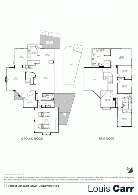 Floorplan of Homely house listing, 17 Arnold Janssen Drive, Beaumont Hills NSW 2155