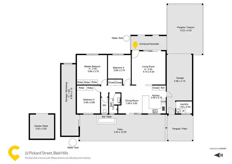 Floorplan of Homely house listing, 22 Pickard Street, Bald Hills QLD 4036