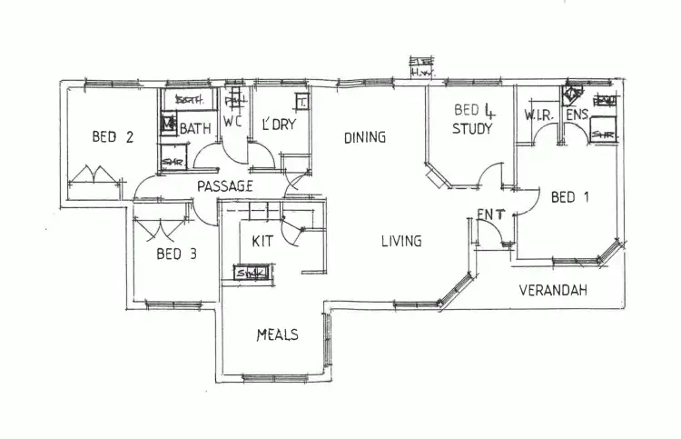 Floorplan of Homely rural property listing, 46 Grevillea Drive, Enfield VIC 3352