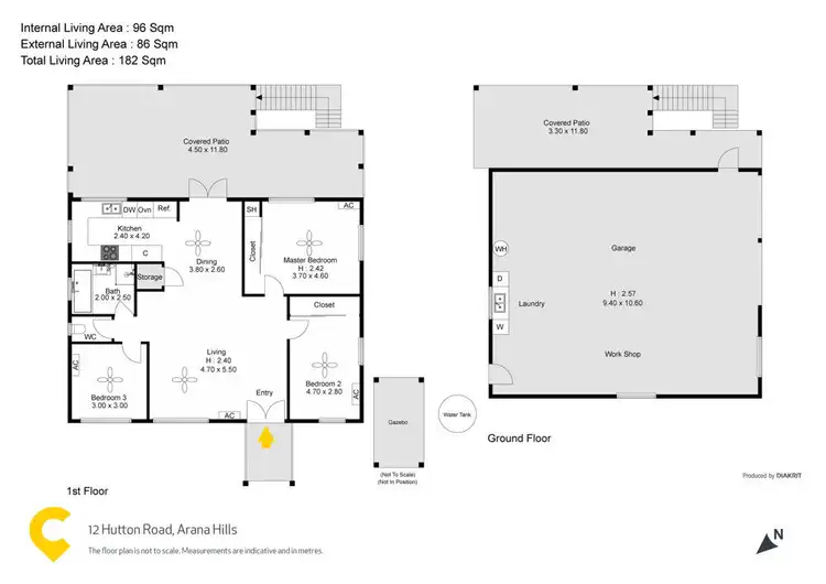 Floorplan of Homely house listing, 12 Hutton Road, Arana Hills QLD 4054